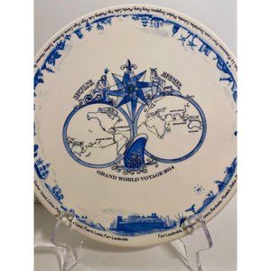Holland America Grand World Voyage 2014 Plate
